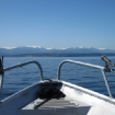 Olympic Mountains over Discovery Bay